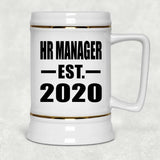 HR Manager Established EST. 2020 - Beer Stein