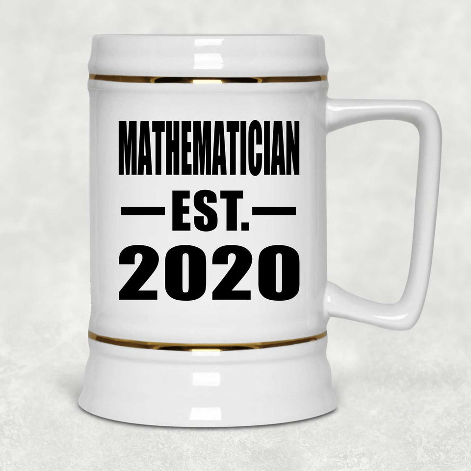 Mathematician Established EST. 2020 - Beer Stein