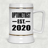 Optometrist Established EST. 2020 - Beer Stein
