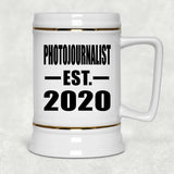 Photojournalist Established EST. 2020 - Beer Stein