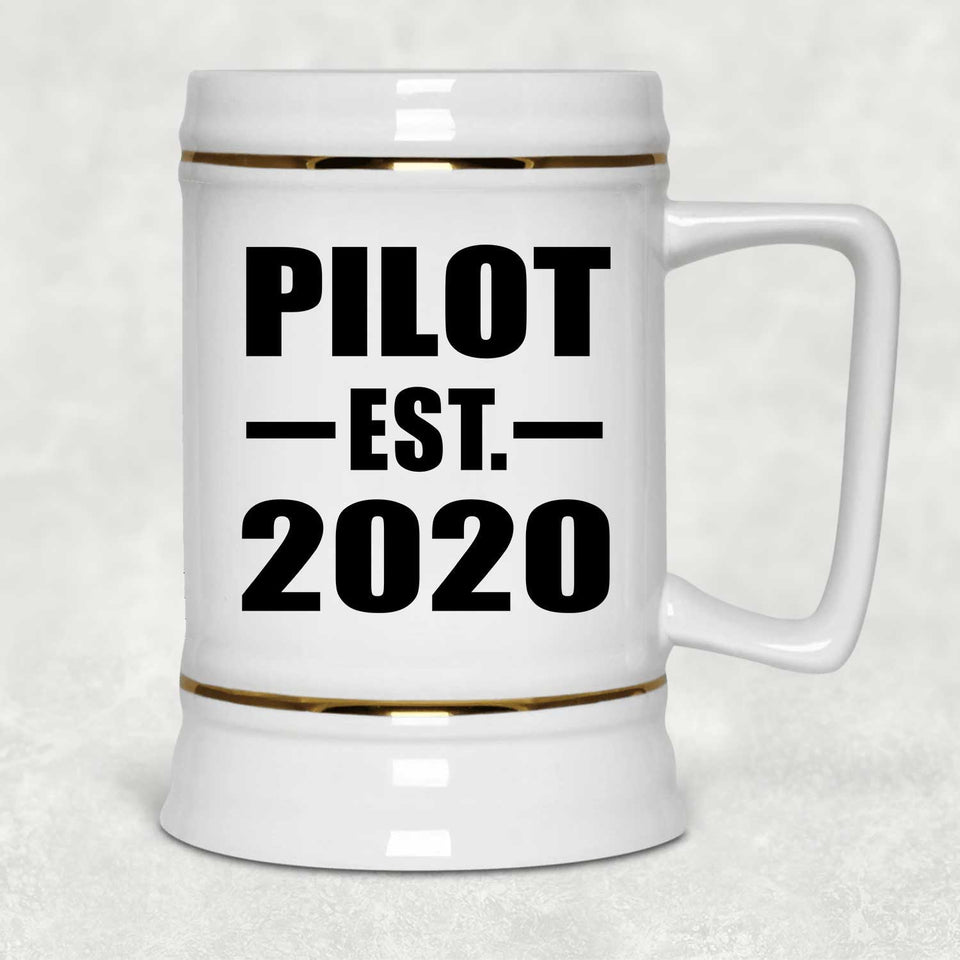 Pilot Established EST. 2020 - Beer Stein