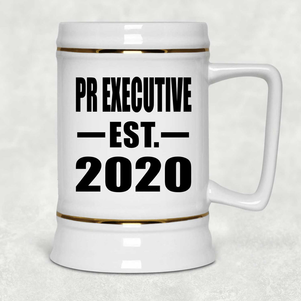 Pr Executive Established EST. 2020 - Beer Stein