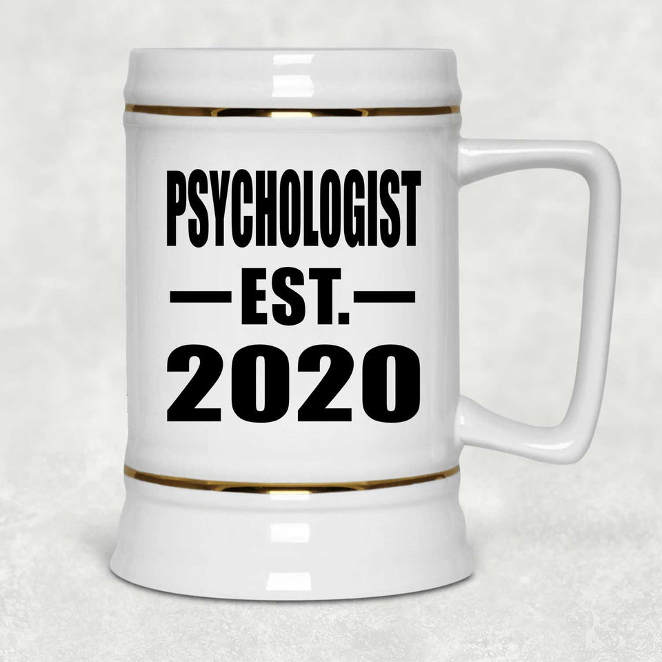 Psychologist Established EST. 2020 - Beer Stein