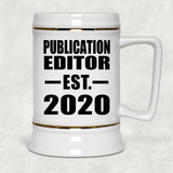 Publication Editor Established EST. 2020 - Beer Stein