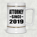 Attorney Since 2019 - Beer Stein