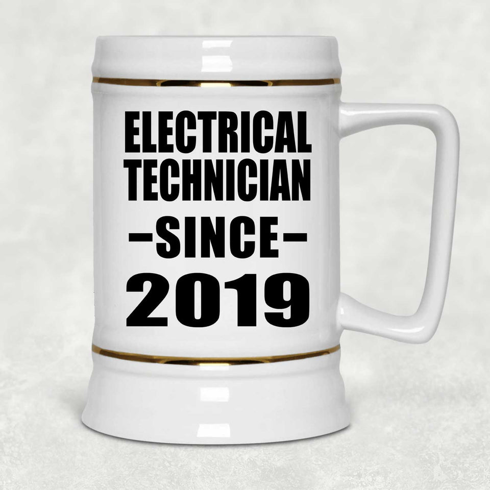 Electrical Technician Since 2019 - Beer Stein