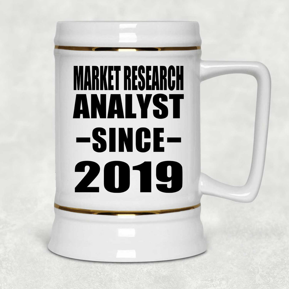 Market Research Analyst Since 2019 - Beer Stein