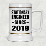 Stationary Engineer Since 2019 - Beer Stein