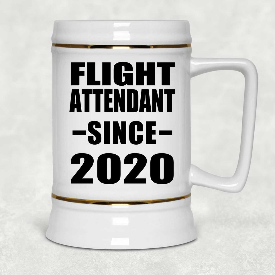 Flight Attendant Since 2020 - Beer Stein