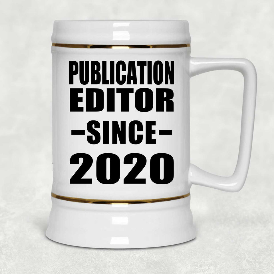 Publication Editor Since 2020 - Beer Stein