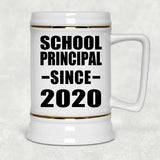 School Principal Since 2020 - Beer Stein