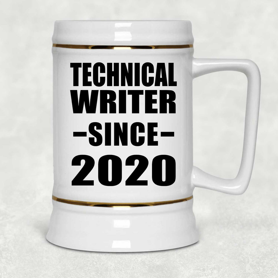 Technical Writer Since 2020 - Beer Stein