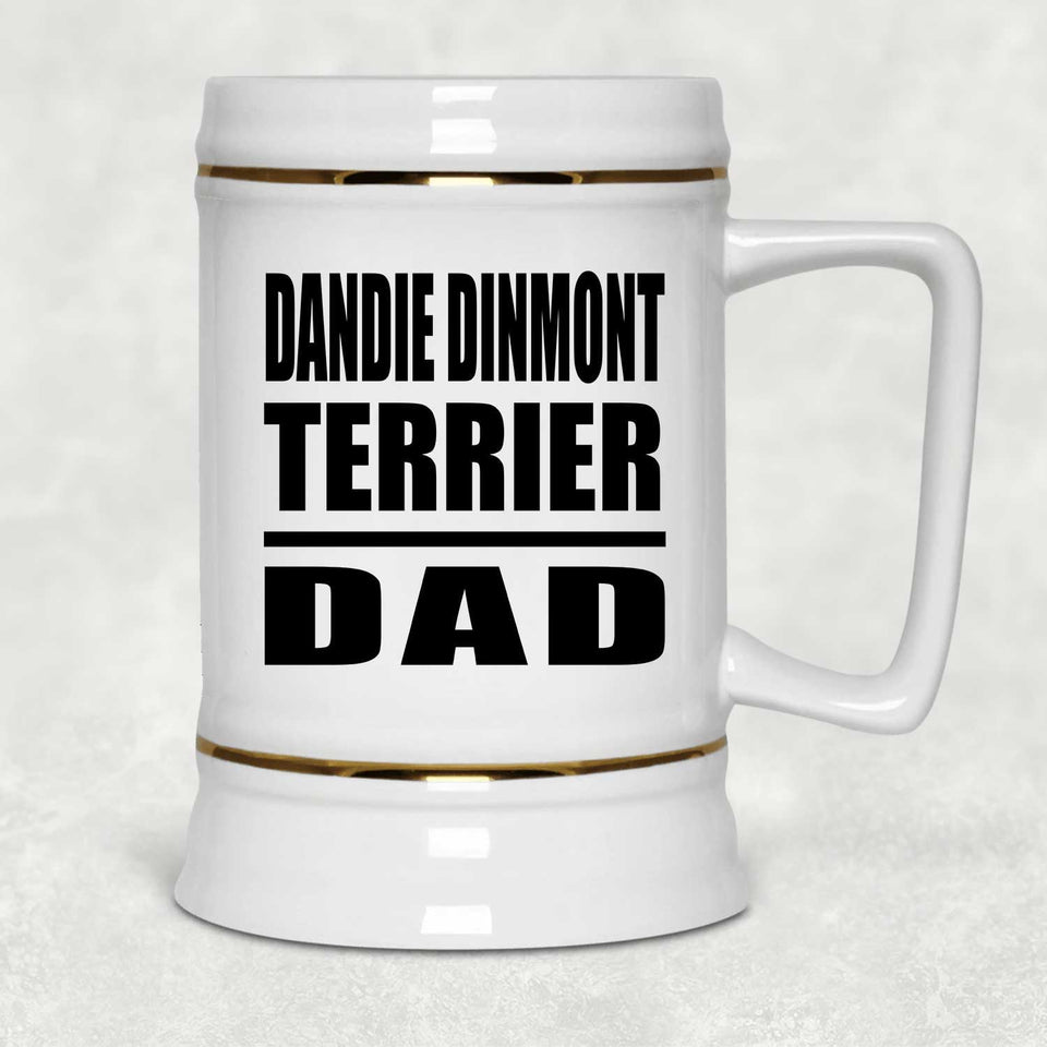 Dandie Dinmont Terrier Dad - Beer Stein