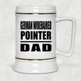 German Wirehaired Pointer Dad - Beer Stein