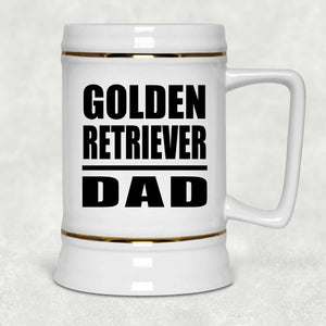 Golden Retriever Dad - Beer Stein