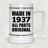 87th Birthday Made in 1937 All Parts Original - Beer Stein
