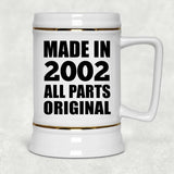 22nd Birthday Made in 2002 All Parts Original - Beer Stein