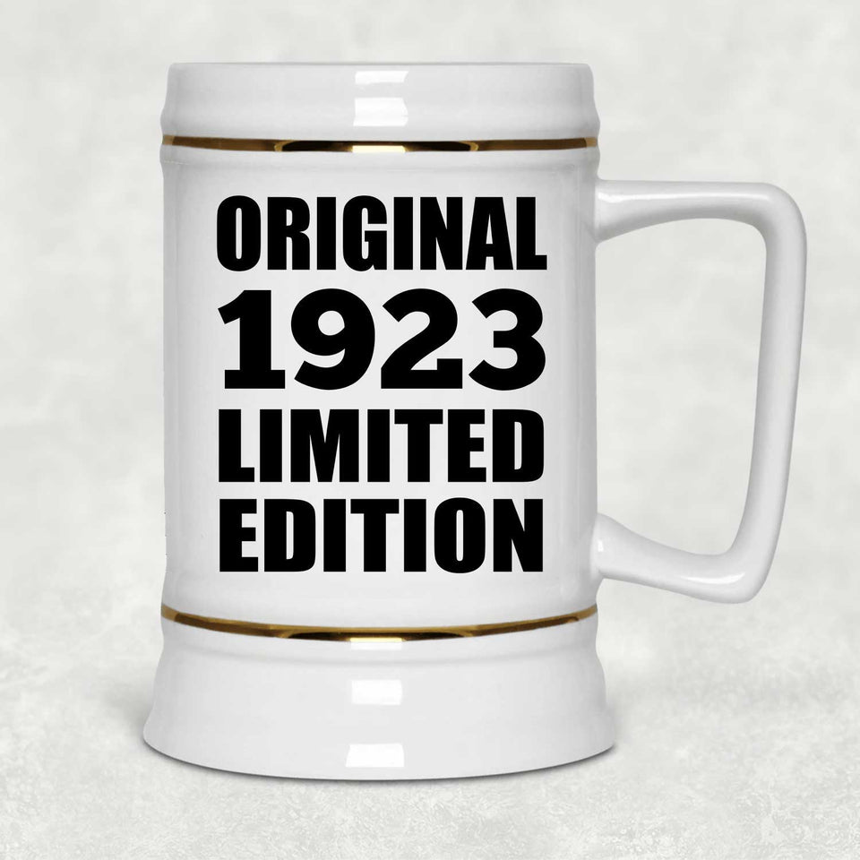 101st Birthday Original 1923 Limited Edition - Beer Stein