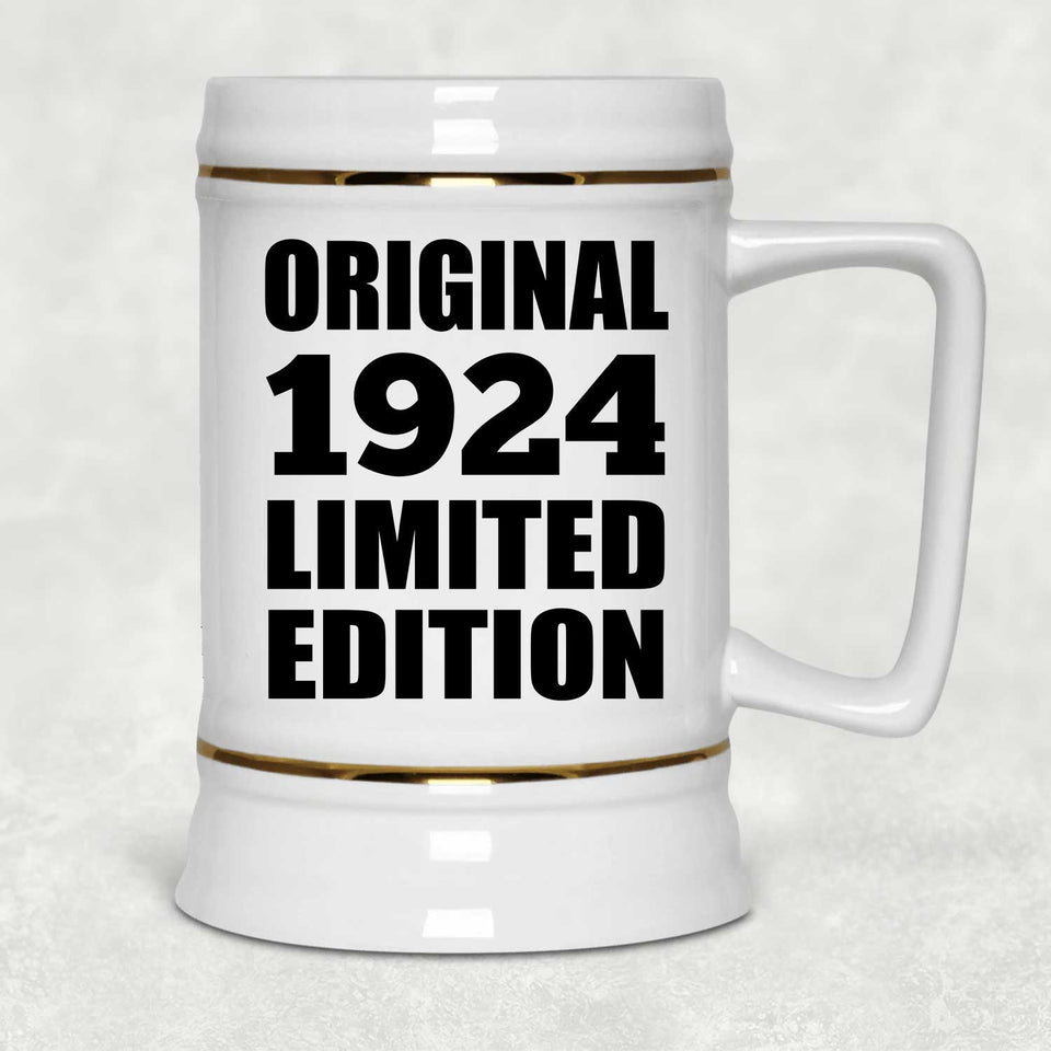 100th Birthday Original 1924 Limited Edition - Beer Stein
