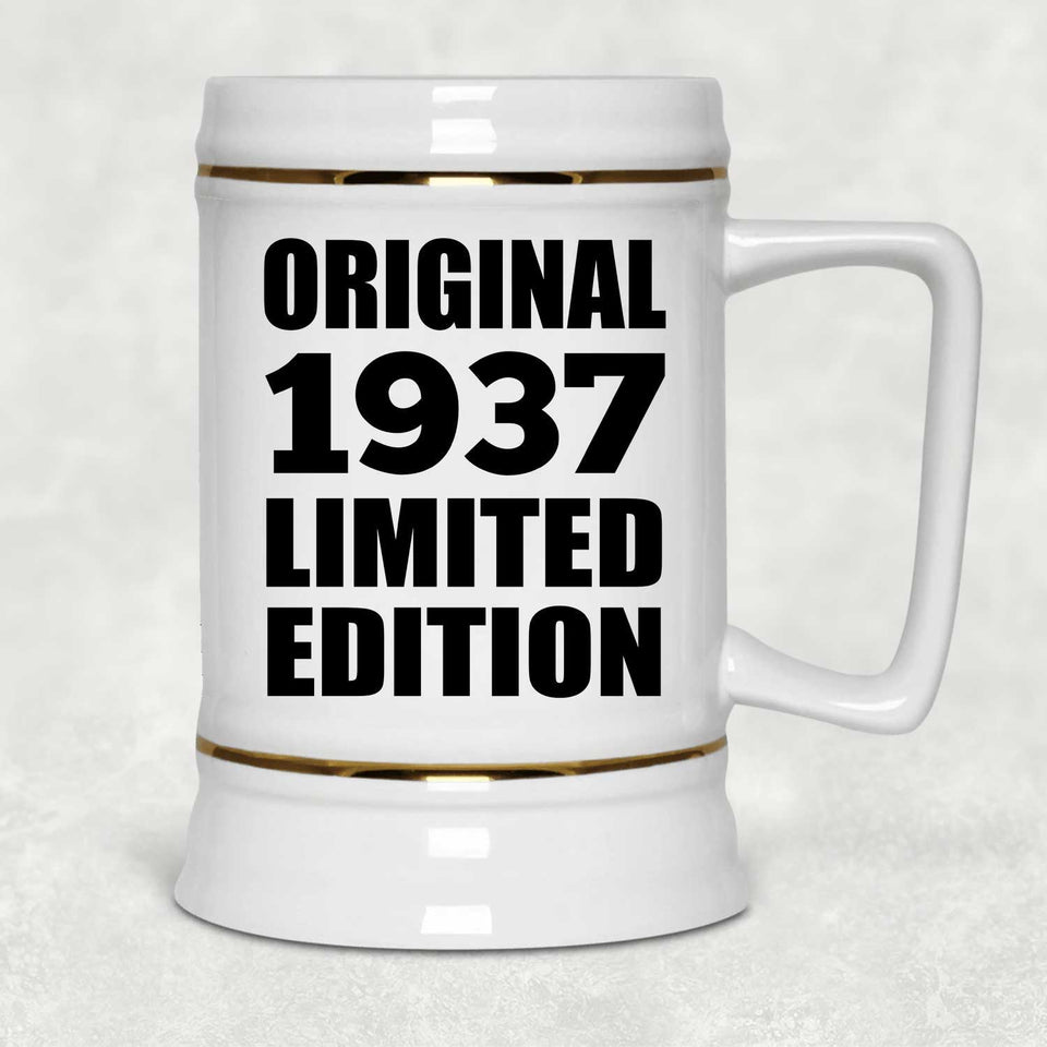 87th Birthday Original 1937 Limited Edition - Beer Stein