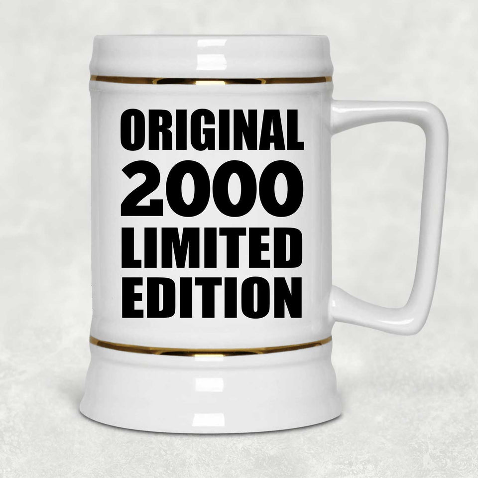 24th Birthday Original 2000 Limited Edition - Beer Stein