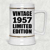 67th Birthday Vintage 1957 Limited Edition - Beer Stein