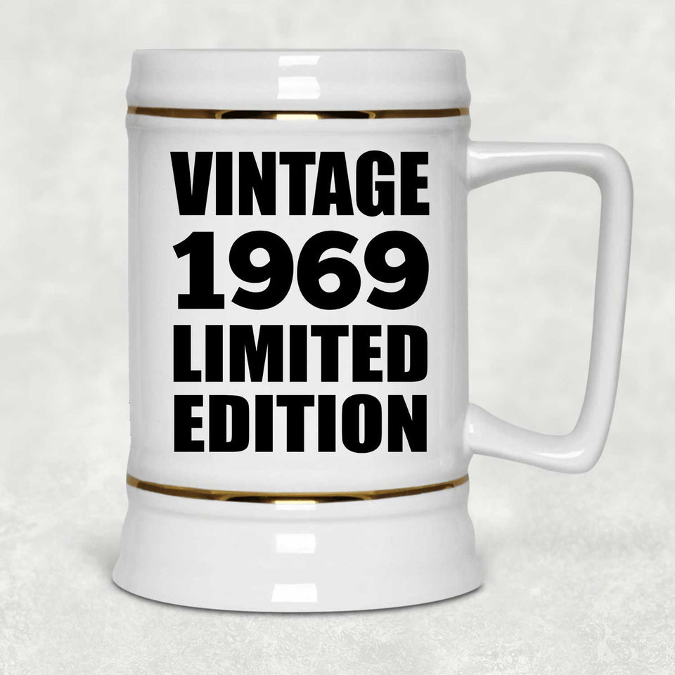 55th Birthday Vintage 1969 Limited Edition - Beer Stein