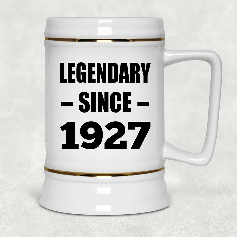 97th Birthday Legendary Since 1927 - Beer Stein