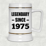49th Birthday Legendary Since 1975 - Beer Stein