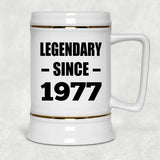 47th Birthday Legendary Since 1977 - Beer Stein