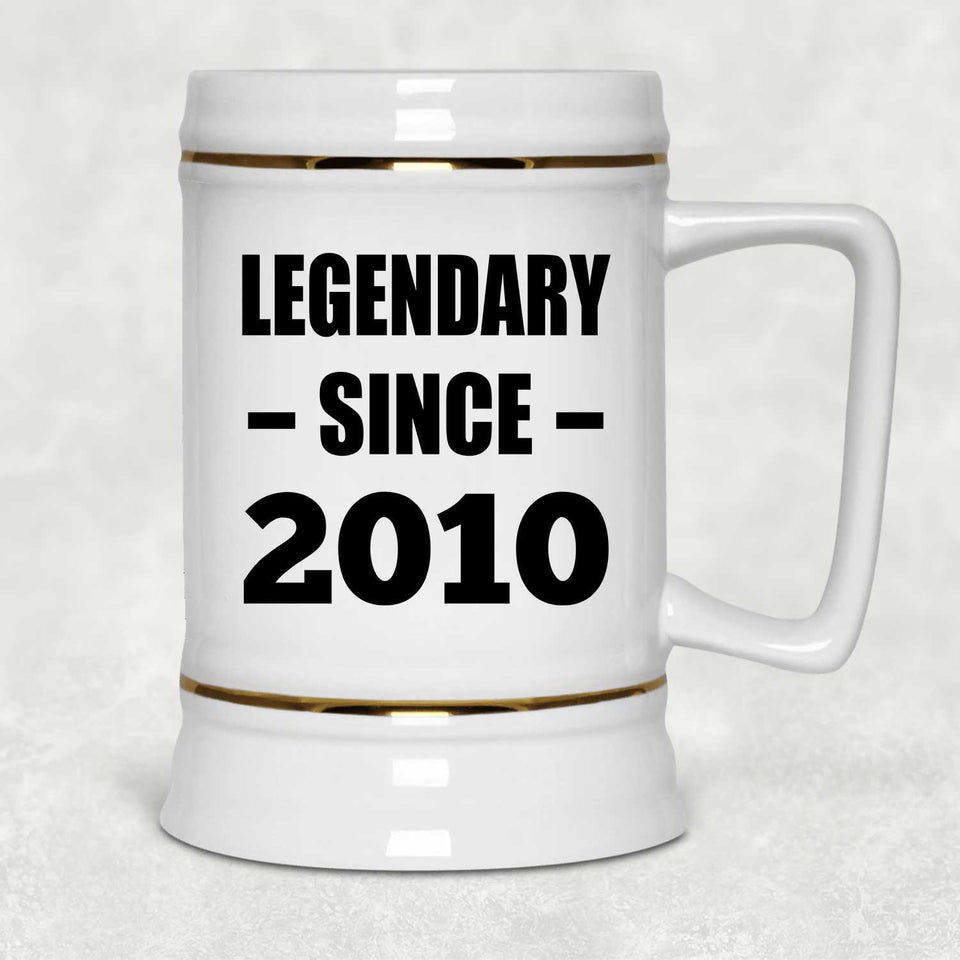 14th Birthday Legendary Since 2010 - Beer Stein