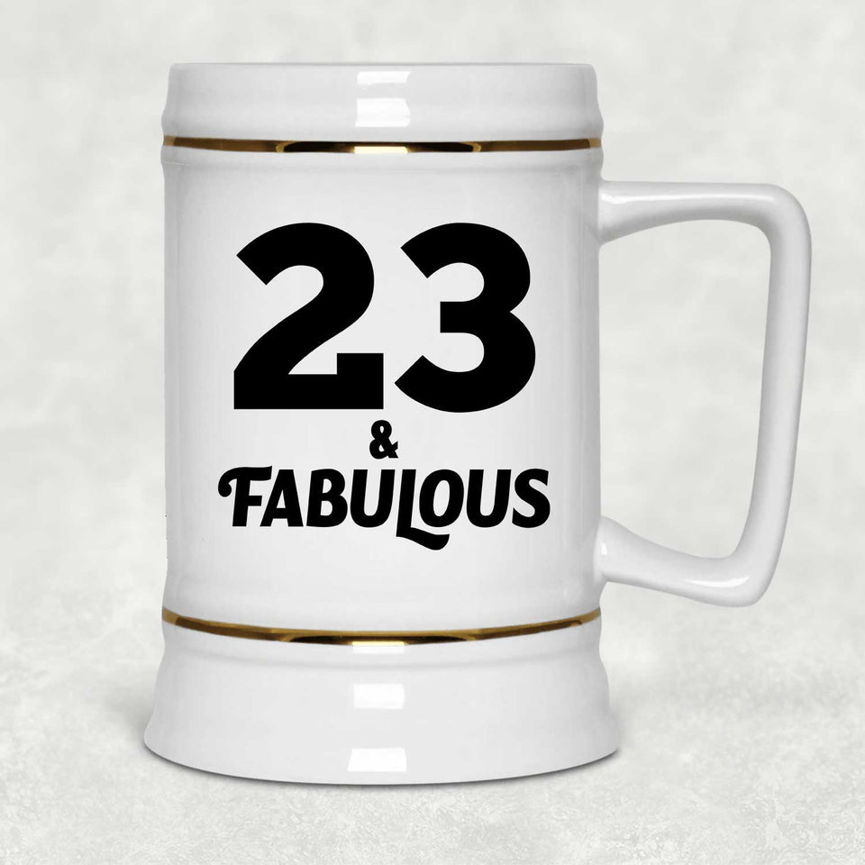 23rd Birthday 23 & Fabulous - Beer Stein