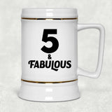 5th Birthday 5 & Fabulous - Beer Stein