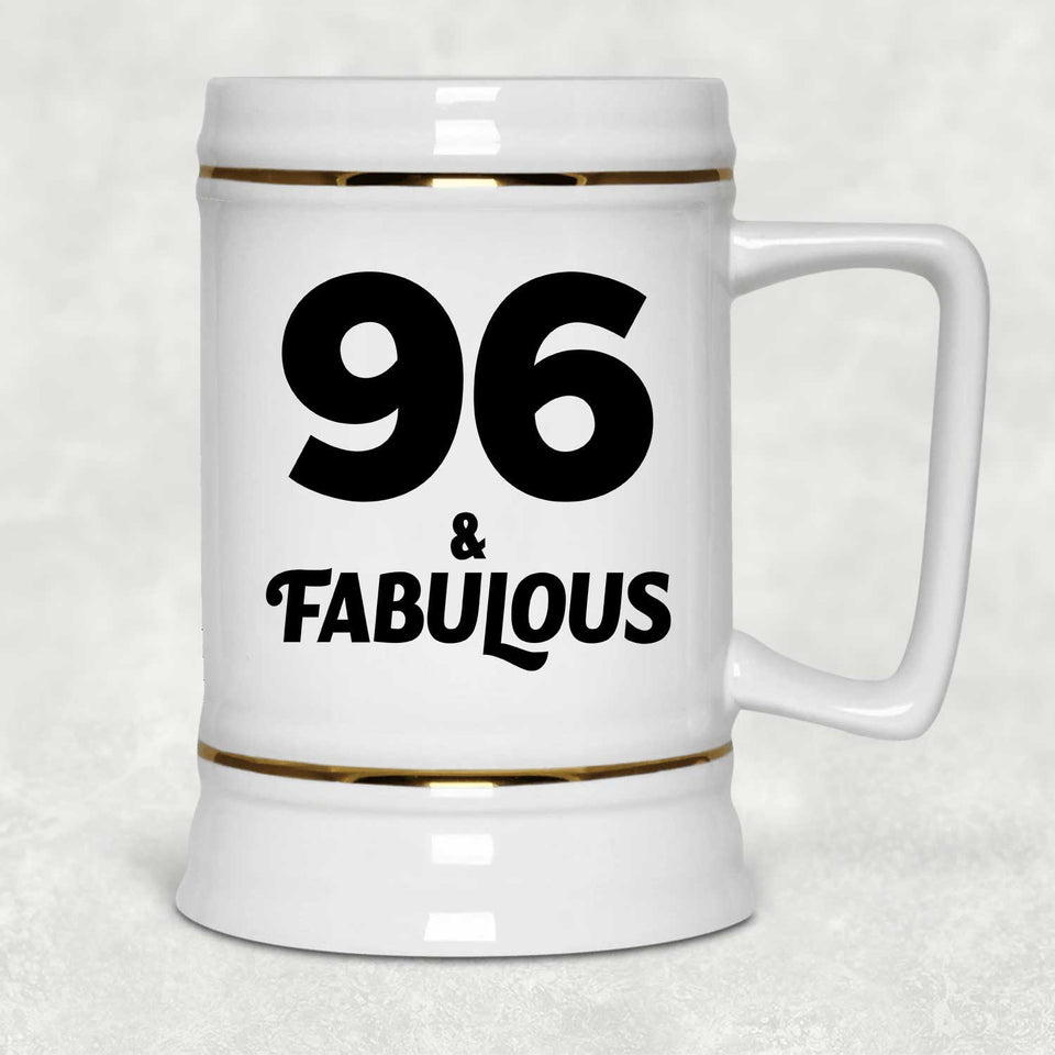 96th Birthday 96 & Fabulous - Beer Stein