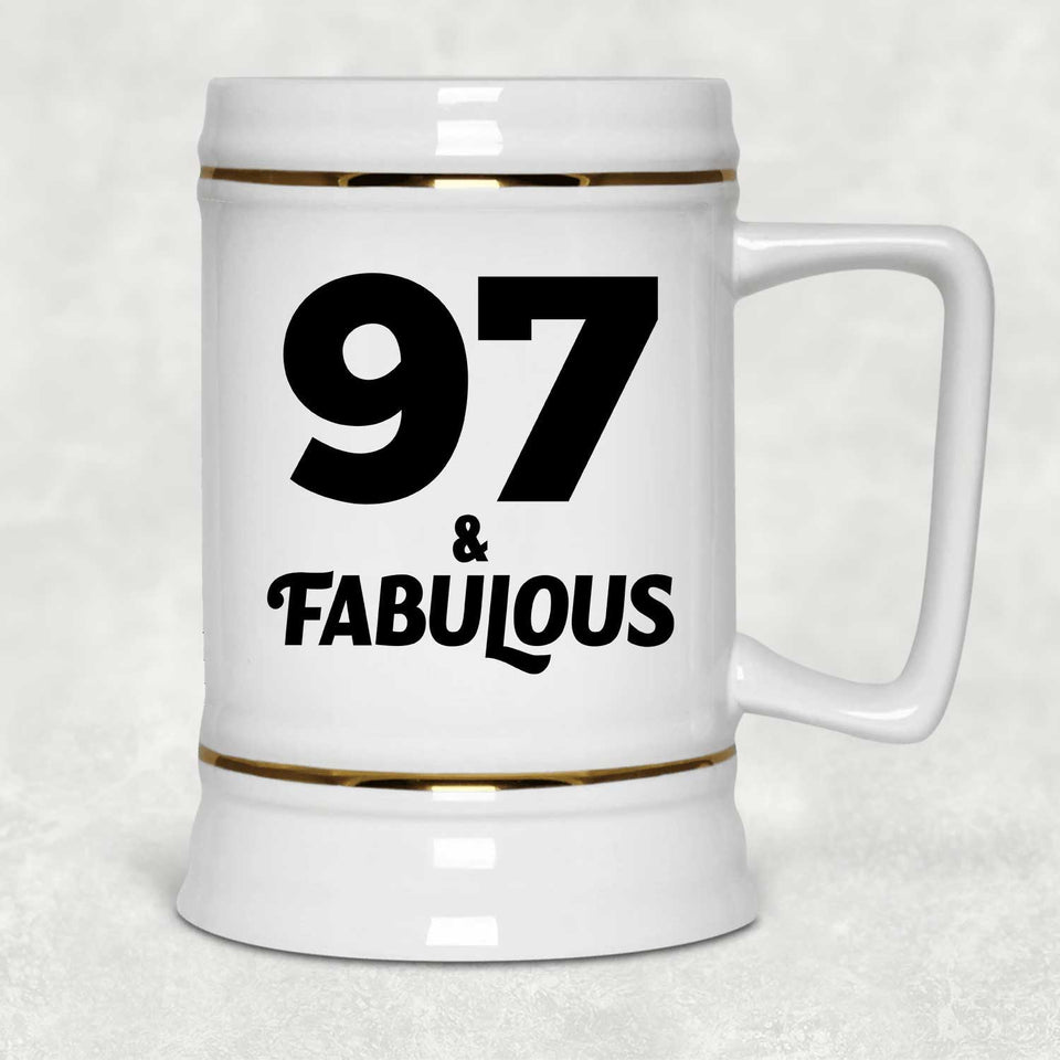 97th Birthday 97 & Fabulous - Beer Stein