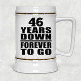 46th Anniversary 46 Years Down Forever to Go - Beer Stein