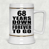 68th Anniversary 68 Years Down Forever to Go - Beer Stein
