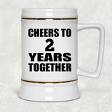 2nd Anniversary Cheers To 2 Years Together - Beer Stein