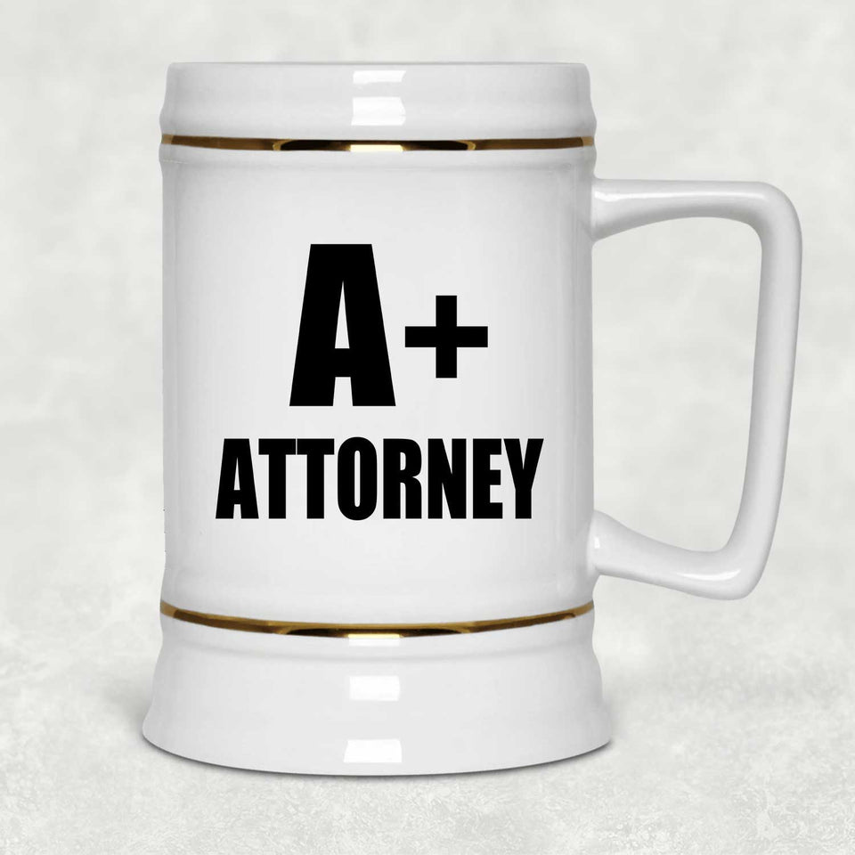 A+ Attorney - Beer Stein
