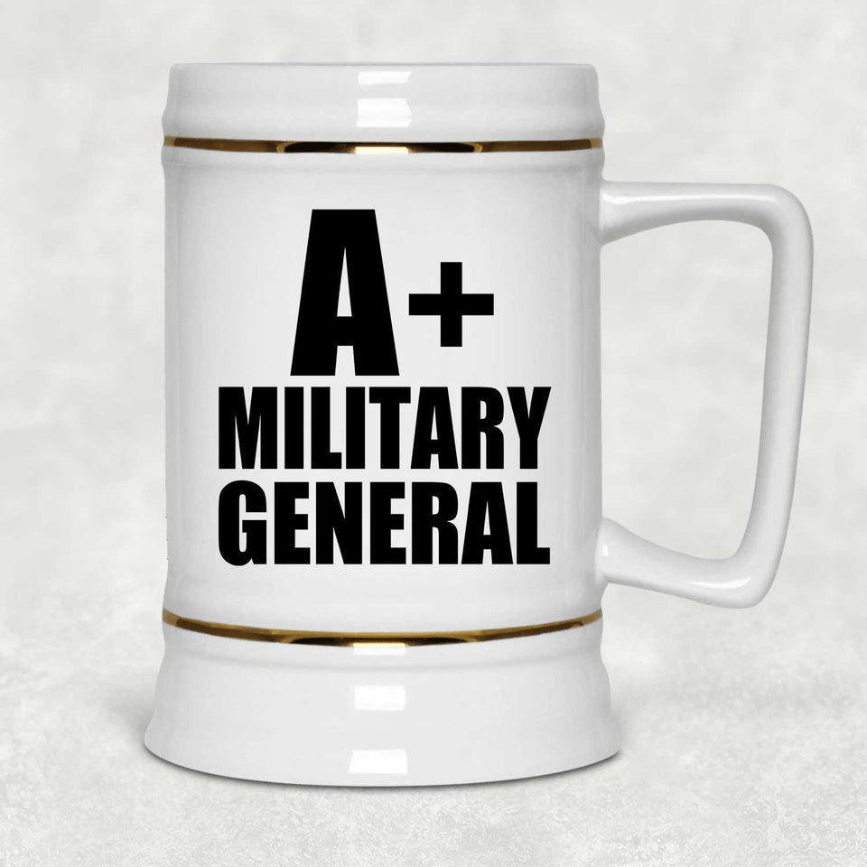 A+ Military General - Beer Stein