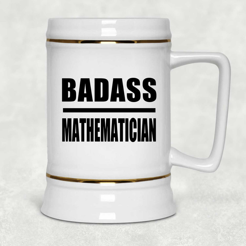 Badass Mathematician - Beer Stein