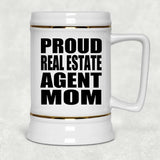 Proud Real Estate Agent Mom - Beer Stein