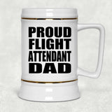 Proud Flight Attendant Dad - Beer Stein