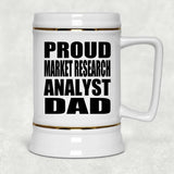 Proud Market Research Analyst Dad - Beer Stein