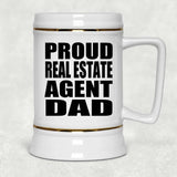 Proud Real Estate Agent Dad - Beer Stein