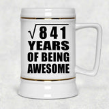 29th Birthday Square Root of 841 Years of Being Awesome - Beer Stein