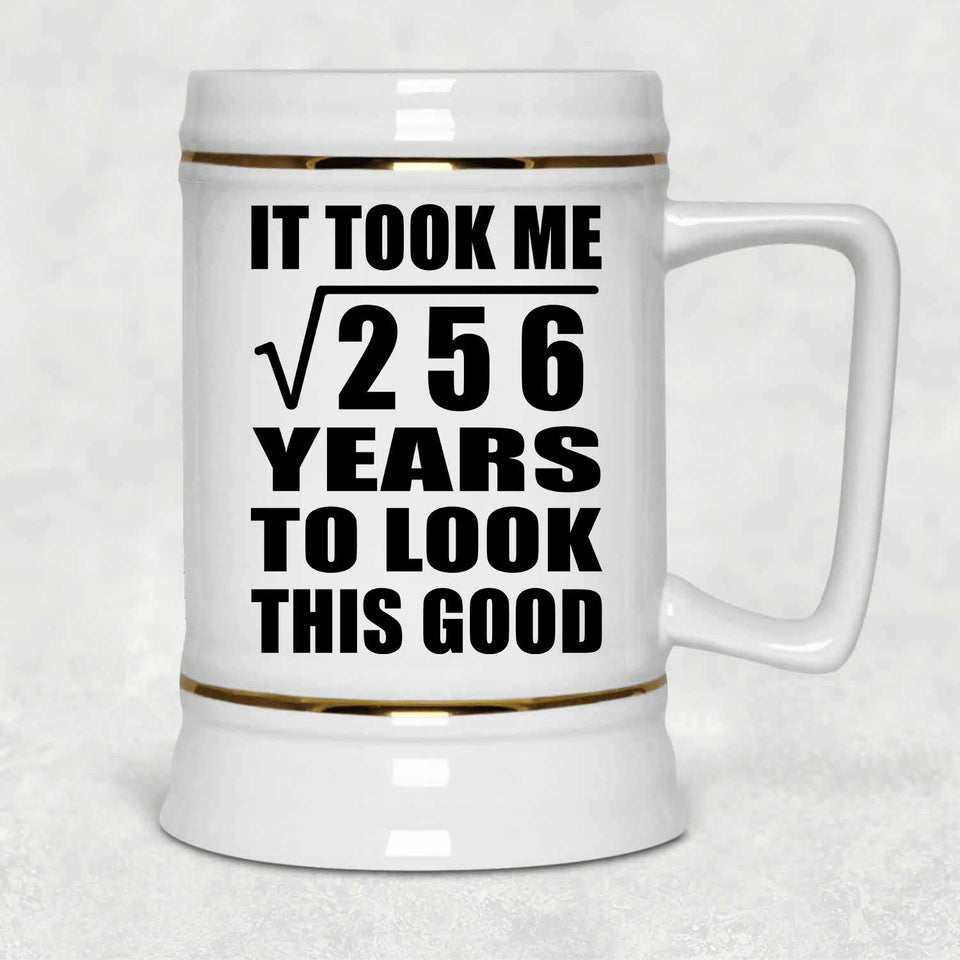 16th Birthday Took Square Root of 256 Years To Look Good - Beer Stein
