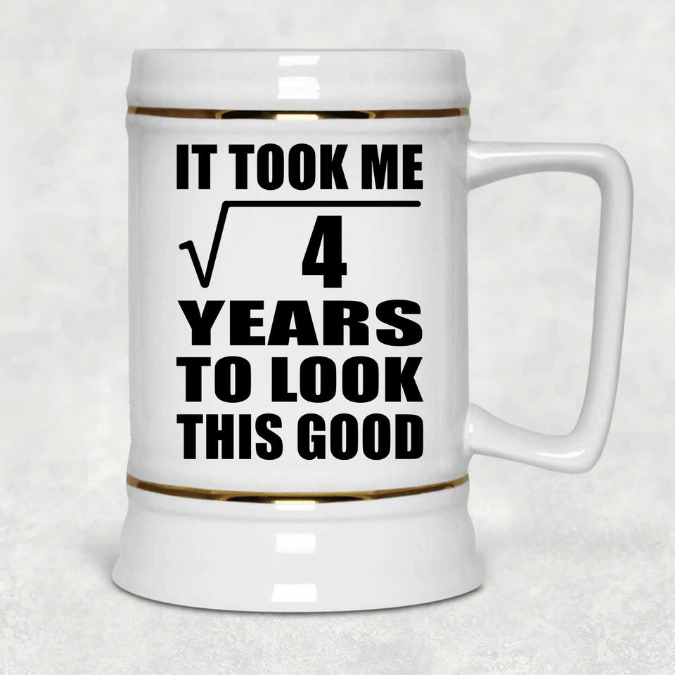 2nd Birthday Took Square Root of 4 Years To Look Good - Beer Stein