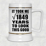 43rd Birthday Took Square Root of 1849 Years To Look Good - Beer Stein
