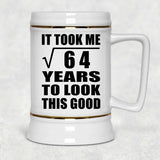 8th Birthday Took Square Root of 64 Years To Look Good - Beer Stein